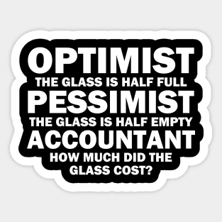 Funny Accounting Saying, Accountant Sticker